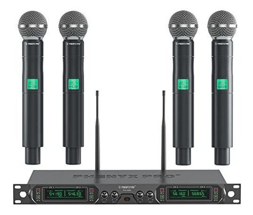 Sistema De Micrófono Inalámbrico, Inalámbrico Uhf Phenyx Pro