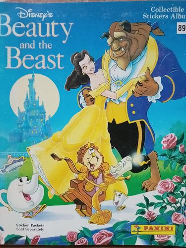 Álbum La Bella Y La Bestia Disney Panini Completo 90s