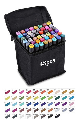 Marcadores Artist Double Point Copic Touch Five Set 48 Pzas.