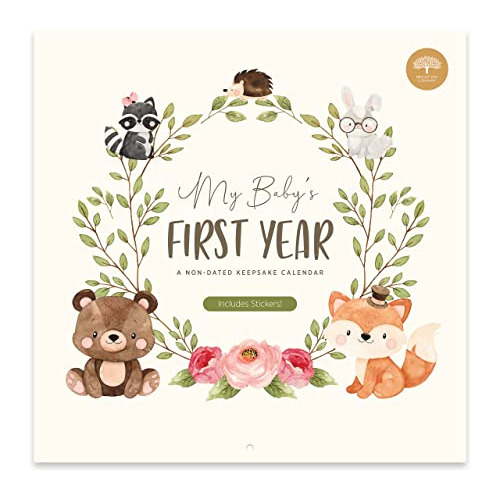 Calendario Del Primer Año Del Bebé Por Bright Day Seg...