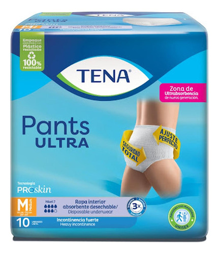 Pants Tena Ultra Talla M X10und