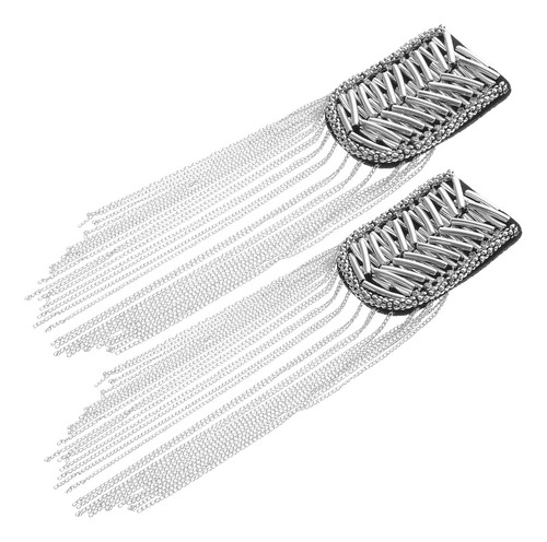 ` Epaulettes Vintage Con Estampado Tassel, 2 Unidades