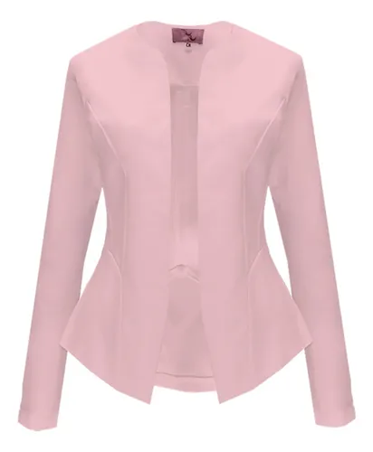 Blazer mujer rosa palo sale