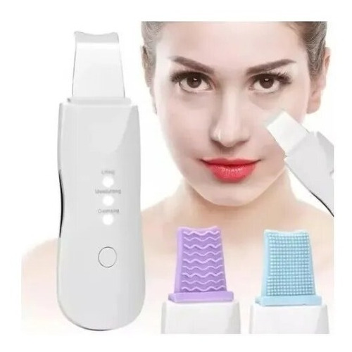 Limpiador Ultrasonico Hidrata Exfoliante Facial Con Espatula