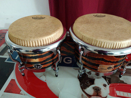 Bongo Latín Percusión Raul Rekow Remo Skindep Estuche Aspire