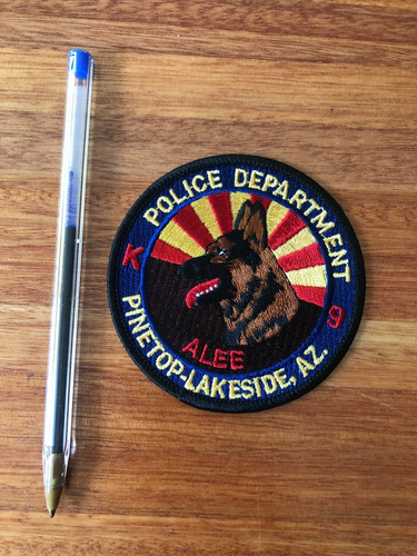 Parche Policia Usa K9 Canino Pinetop Lakeside