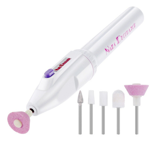 Kit Pulidor De Uñas Electrico 5 En 1 Manicure Portatil