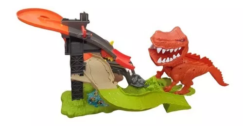 Pista Hot Wheels City Lançador Dinossauro T Rex - Mattel