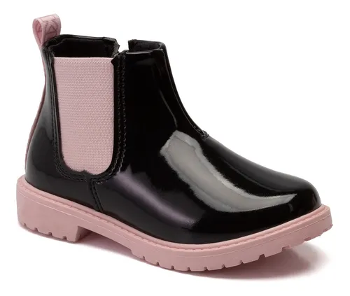 Bota infantil klin preta 2025