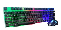 Comprar Kit Teclado Mouse Gamer Rgb Yelandar Jx-kt288 Membrana Luces
