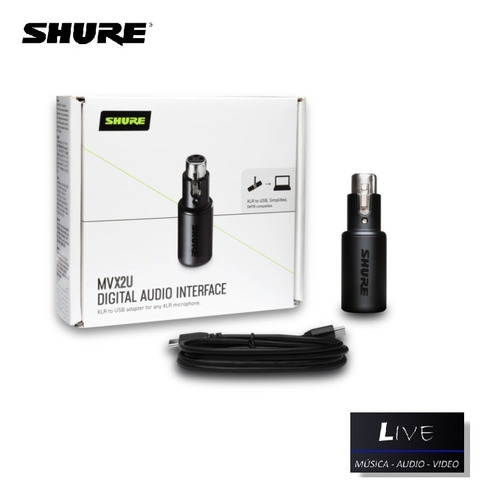 Mvx2u Shure Interfaz De Audio Digital + Garantía
