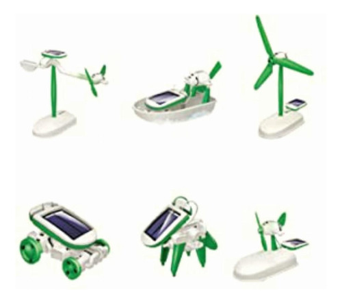 Imori Kits Robot Solar 6 En 1, Multicolor