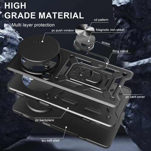 Funda Para Zte Blade V70 Max Carcasa Protección Cámara + Mica