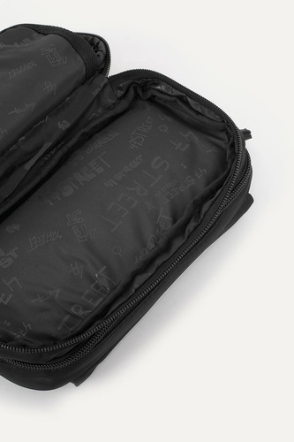 Cartuchera Street De Nylon 47 Street Color Negro