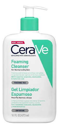 Gel Cerave De Limpieza Piel Normal A Grasa