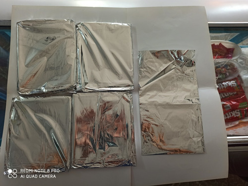 Bolsas Aluminizadas (metalizadas) Café, Hamburguesas Otros..