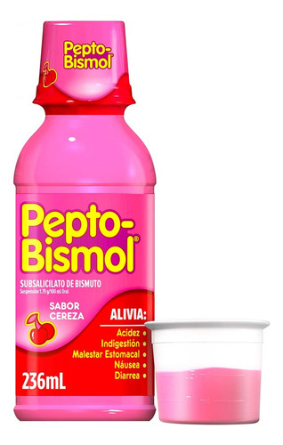 Alivio Malestar Estomacal Sabor Cereza 236ml Pepto-bismol