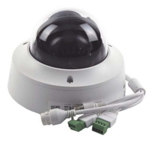 Cámara Domo IP Hikvision Acusense Varifocal Lente Motorizado 4mp Profesional Color Blanco