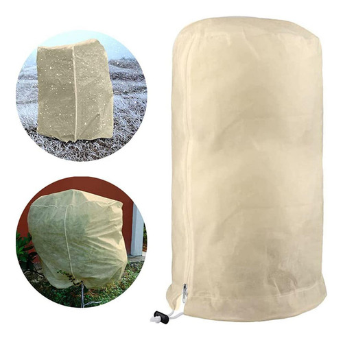 Cubierta Para Plantas Clima Frío Beige 60cmx80cm