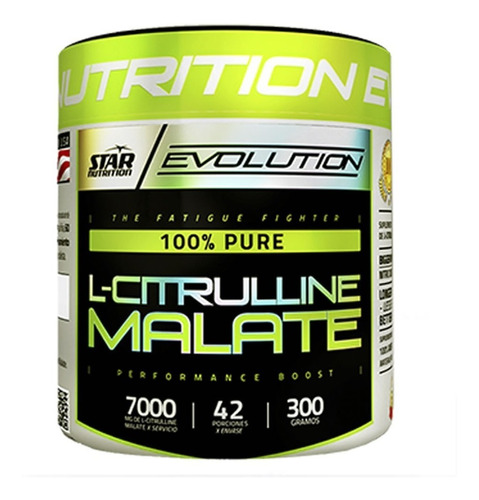 L Citrullina Malate 300gramos Star Nutrition Oxido Nitrico