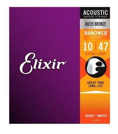 Elixir Encordado Guitarra Acústica 010-047 Oferta Housemusic