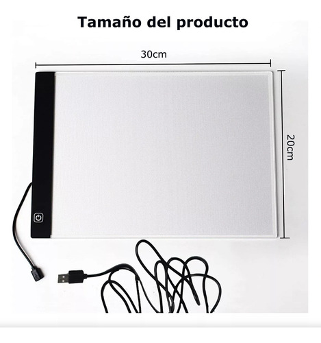 Mesa De Luz Digital 30 X 20 / Mesa De Dibujo/tatuaje