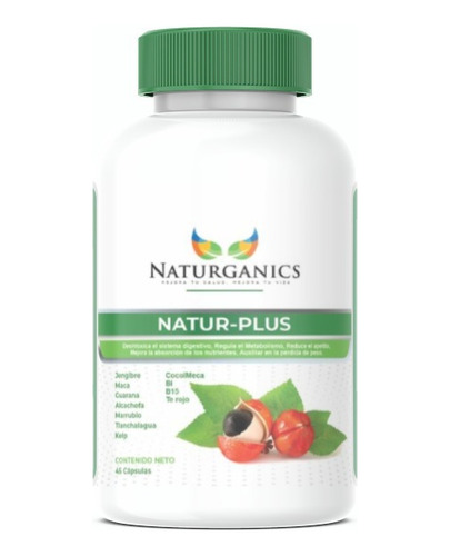 Naturplus 100% Herbal Y Natural 45 Cápsulas