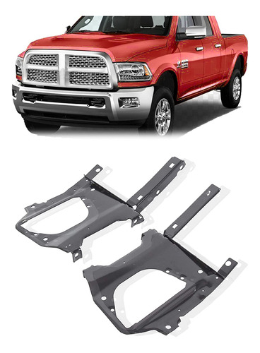 Kuafu Juego Soporte Parachoque Delantero Para Dodge Ram 2500