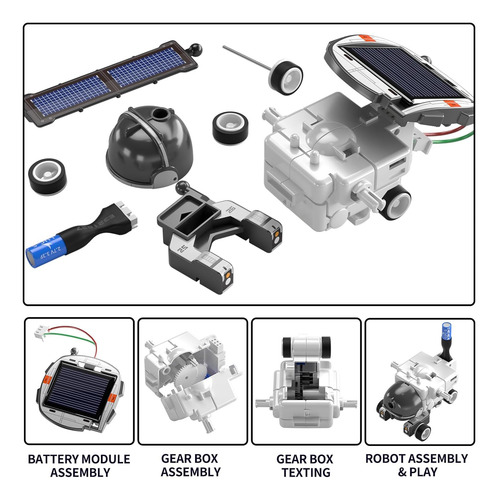 Robot Solar Flota Espacial Juguete Robot Solar Para Niños
