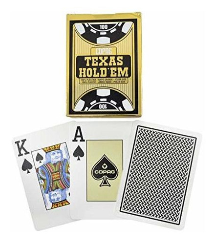 Naipes De Copag Poker Tamaño Jumbo Index Texas Holdem (bara