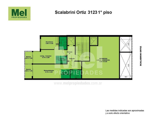 Imagen 12 de 19 de Departamento En El Emprendimiento Scalabrini Ortiz 3123