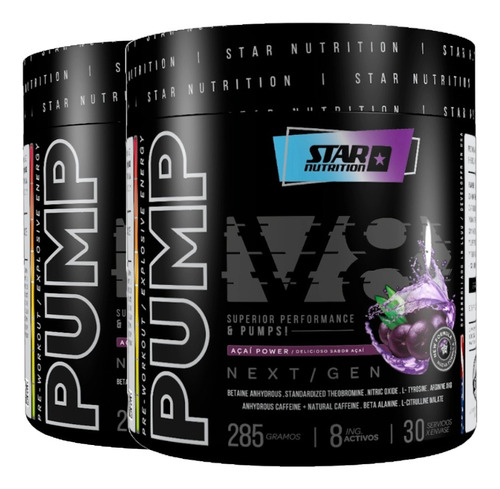 Pump V8 Next Gen Star Nutrition 570 G (promo 2u.)