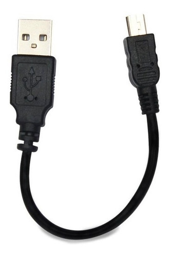 Cable De Datos Y Carga De 17.5cm Con Conector Usb A Mini Usb