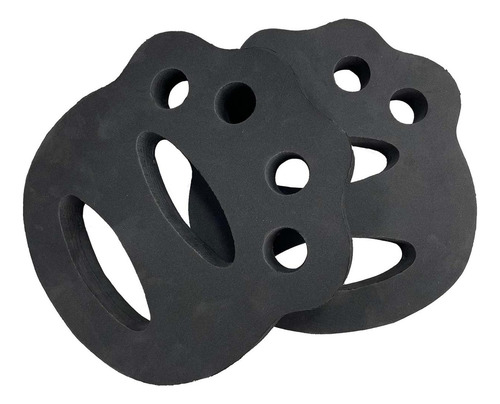 2 Piezas Discos De Ejercicio De Agua Discos A Mano De Negro