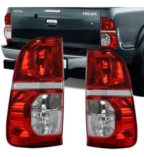 Par De Faros Traseros Toyota Hilux 2011-2012-2013-2014-2015