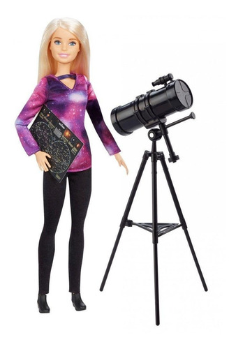 Boneca Barbie Profissões Astrofísica Telescópio 2019 Top