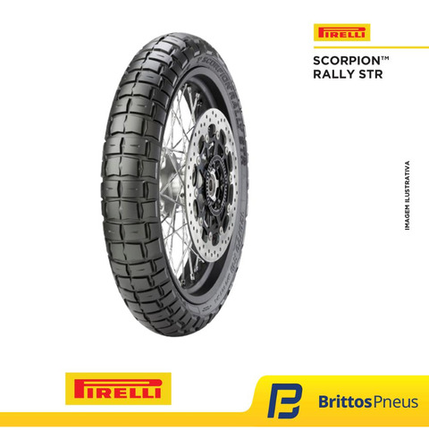 Pneu Moto Pirelli Aro 19 Scorpion Rally Str 120/70 R19 60v