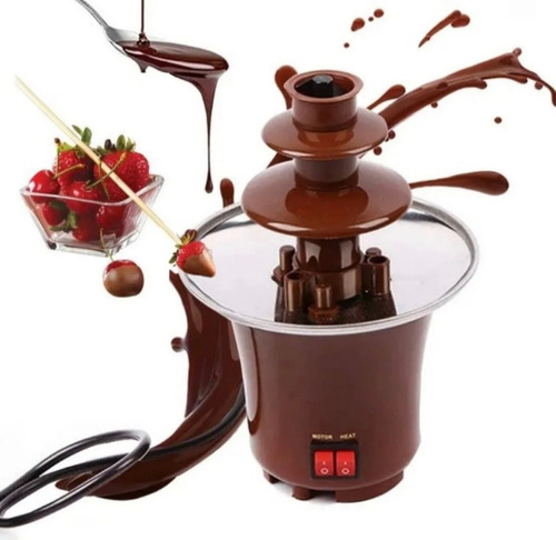 Fuente De Chocolate Cascada Foundue 3 Pisos 85w