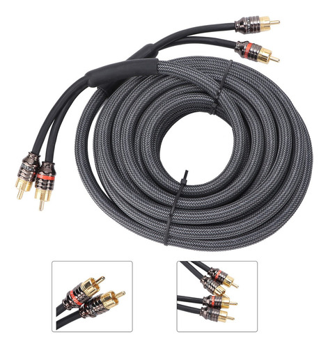 Cable Plug Adaptador De Señal Para Coche 4.5m/180in Negro Pv