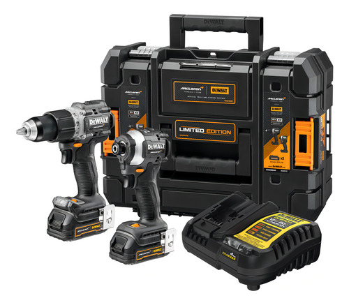 Kit 20v Taladro Percutor+ Ator Impac Dewalt X Mclaren F1team Color Negro