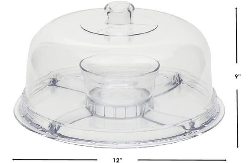 Soporte Joey'z, Acrílico, Multifuncional, Sin Bpa, Redondo