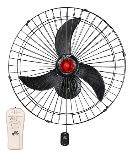 Ventilador De Parede 70cm Com Controle Remoto V70 Goar