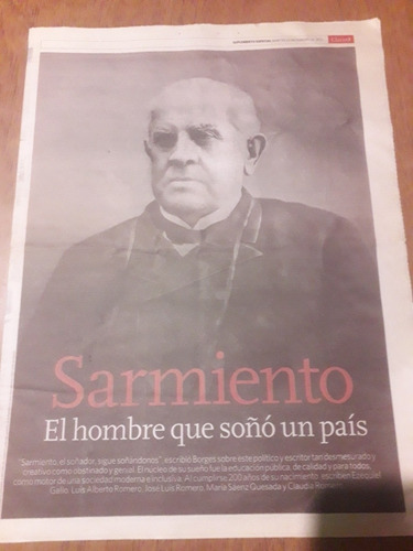 Diario Clarín Suplemento Domingo Faustino Sarmiento 2011