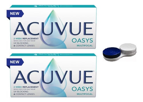 2 Caixas Lentes De Contato Acuvue Oasys Multifocal Johnson