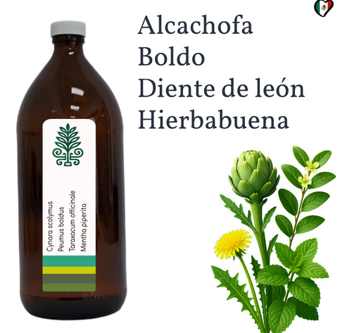 Extracto Alcachofa Hierbabuena Boldo Diente De León