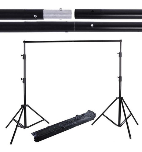 Imagen 4 de 7 de Soporte Porta Fondo Infinito 2 X 2 Mts Video Fotografía