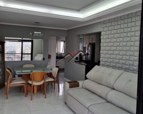 Imagem 5 de 30 de Lindo Apartamento Mobiliado Para Venda No Bairro Tatuapé, 4 Dorm, 4 Vagas, 120 M - 2557