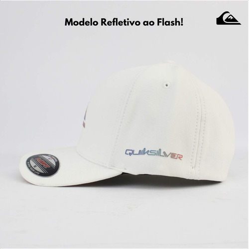 Boné Quiksilver Gradient Type New Wave White M Aba Confort