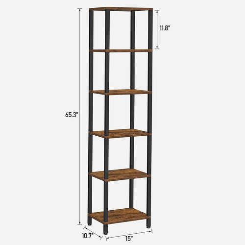 Tutotak Estantería Para Libros De 6 Niveles Estantería