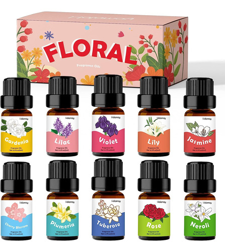 Esencias Aromaticas En Aceite Para Velas 10 Aromas De Flores